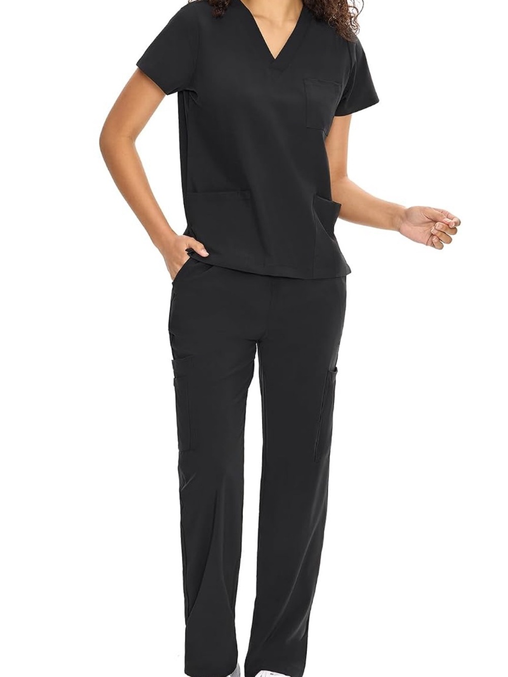 Cozyfit Women’s Scrubs Bundle - Pants & Top Set